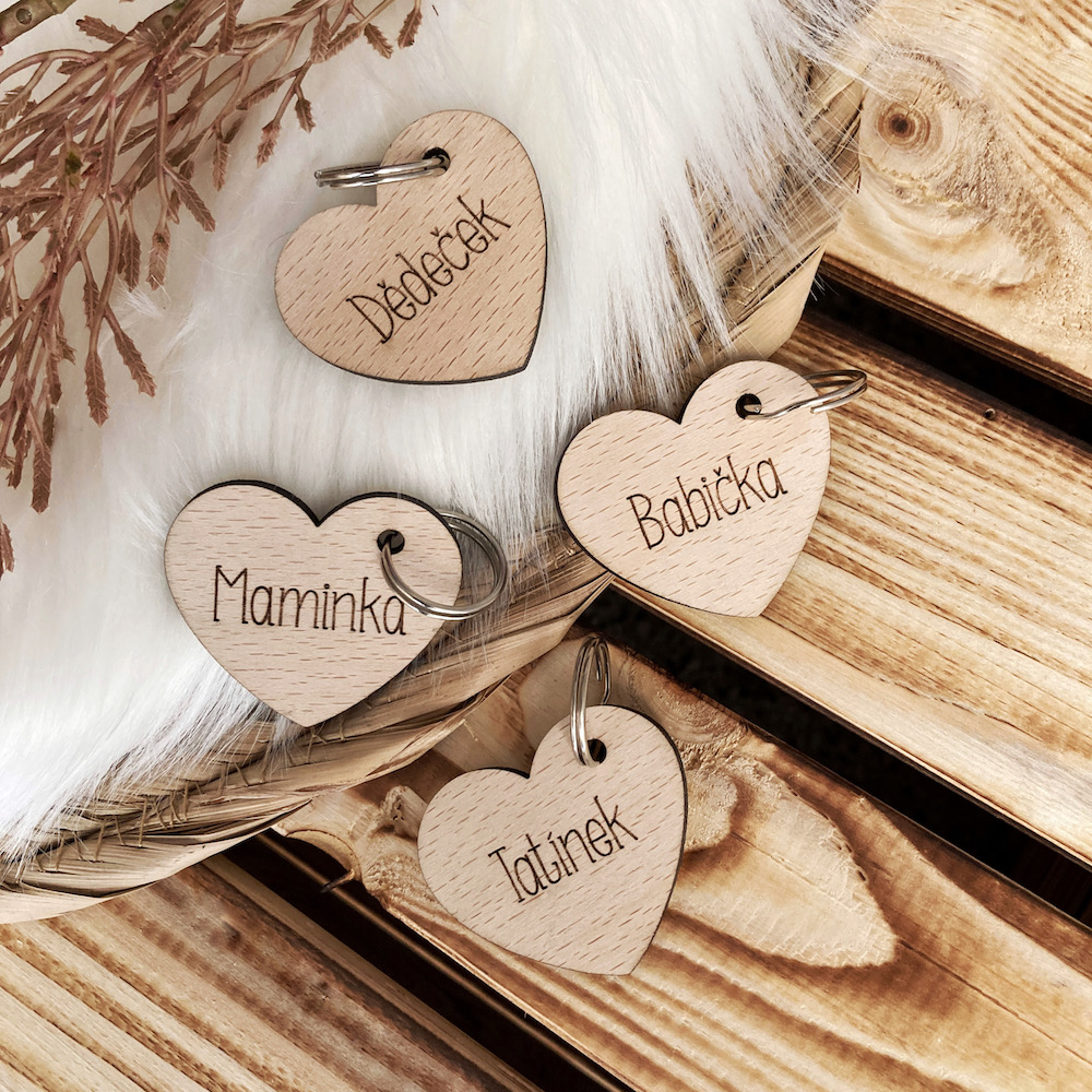 Přívěsek na klíče - Babička