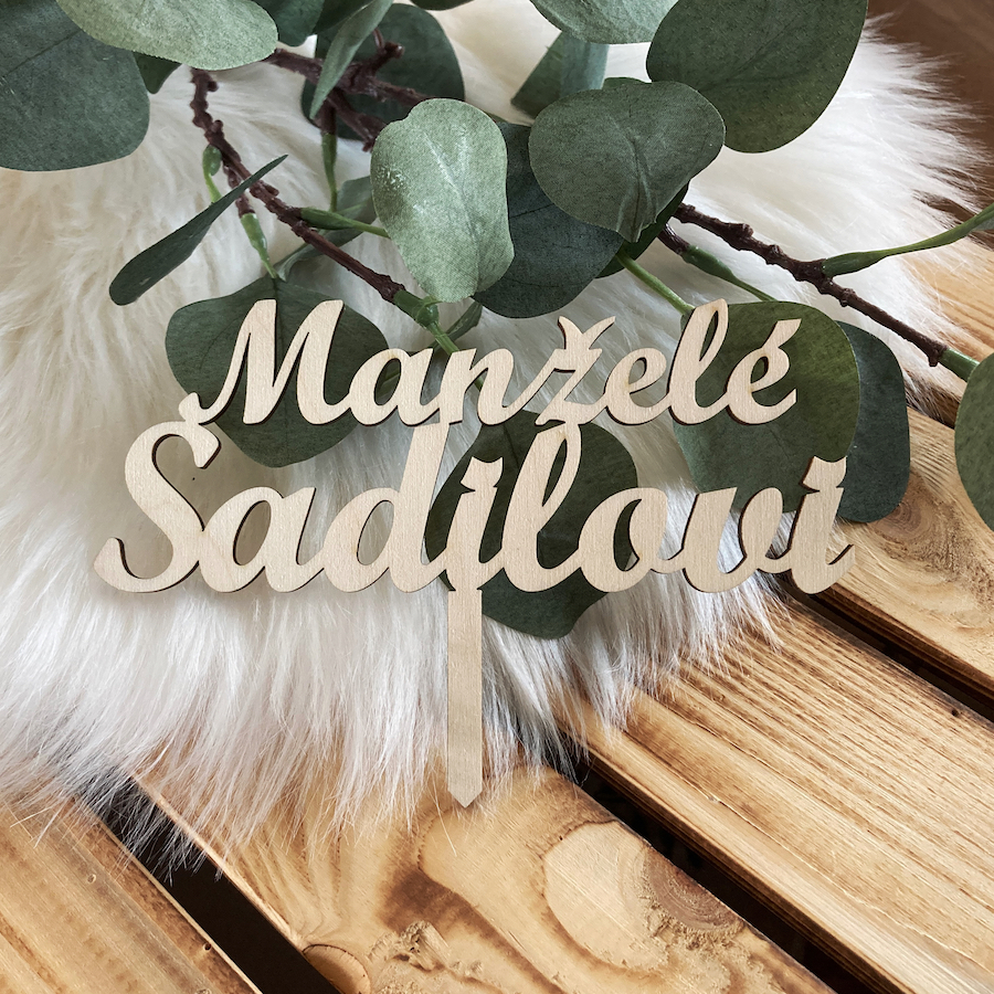 Zápich do dortu s příjmením