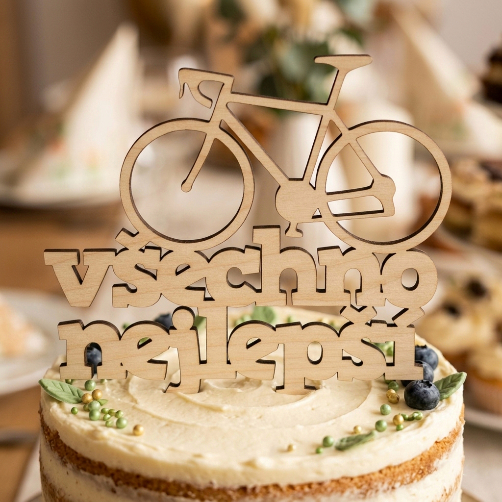 Zápich do dortu pro cyklistu