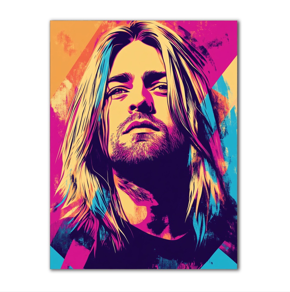 Obraz na plátně - Kurt Cobain