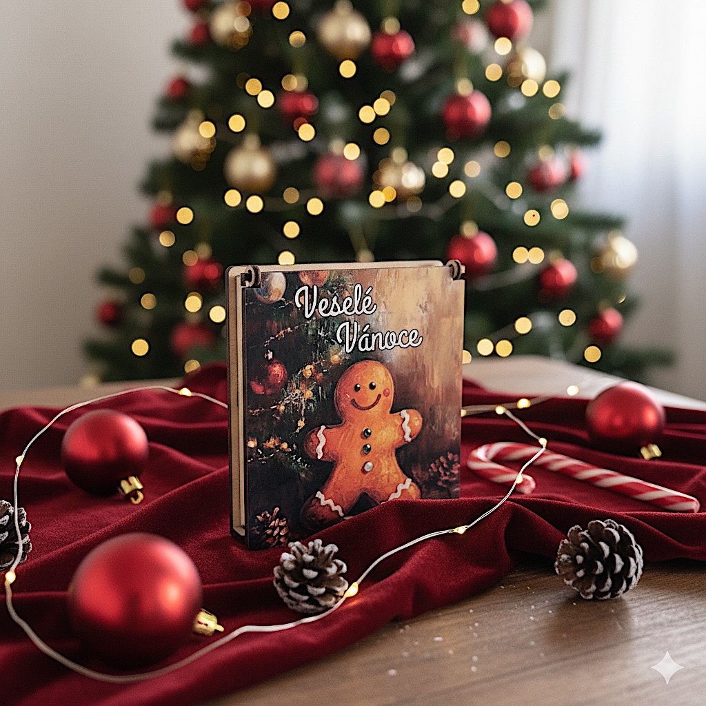 Vánoční krabička na peníze