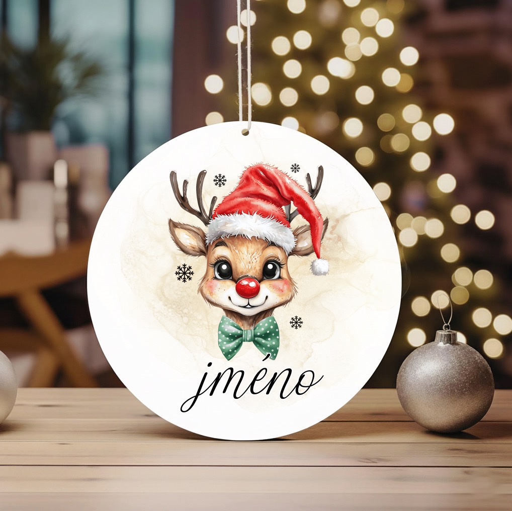 Vánoční ozdoba se jménem