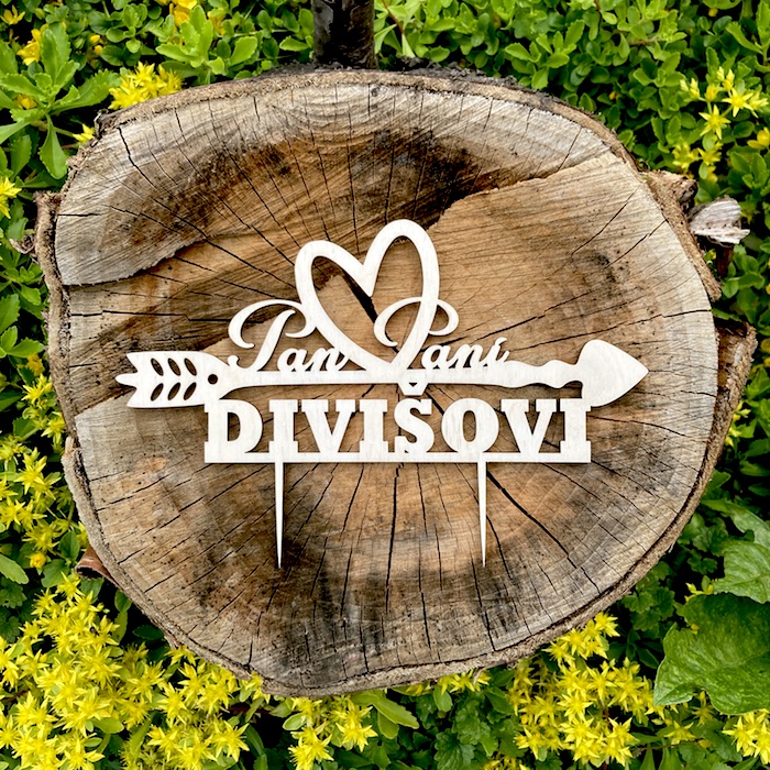 Zápich do dortu s příjmením