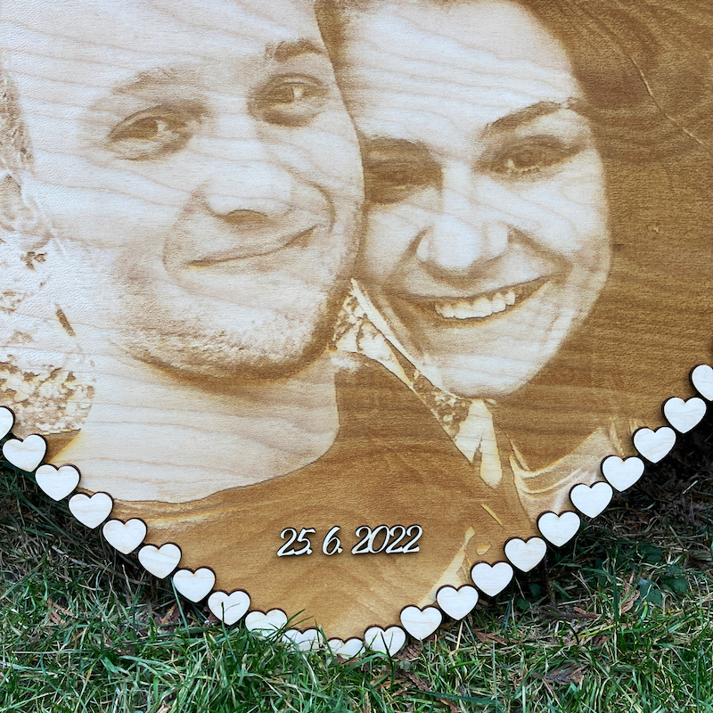 Kniha hostů - srdce