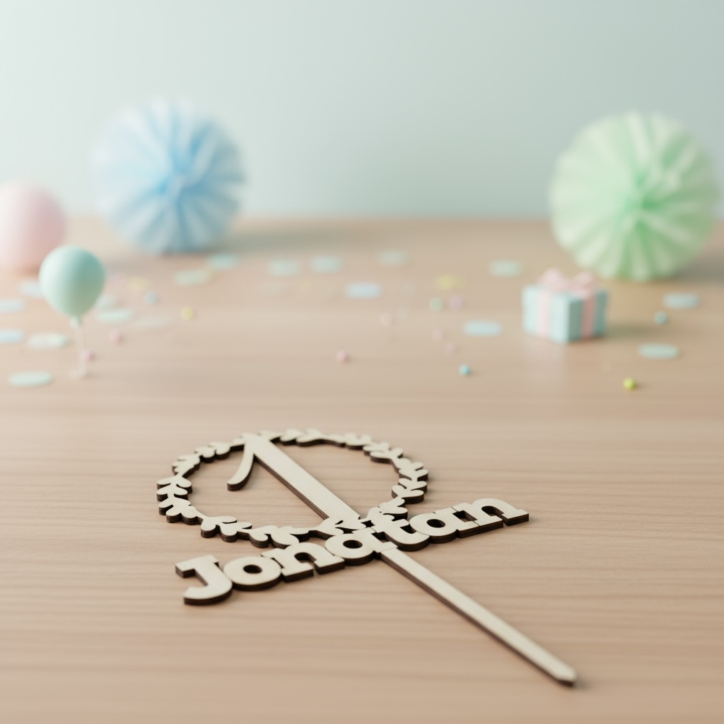 Zápich do dortu se jménem a rokem