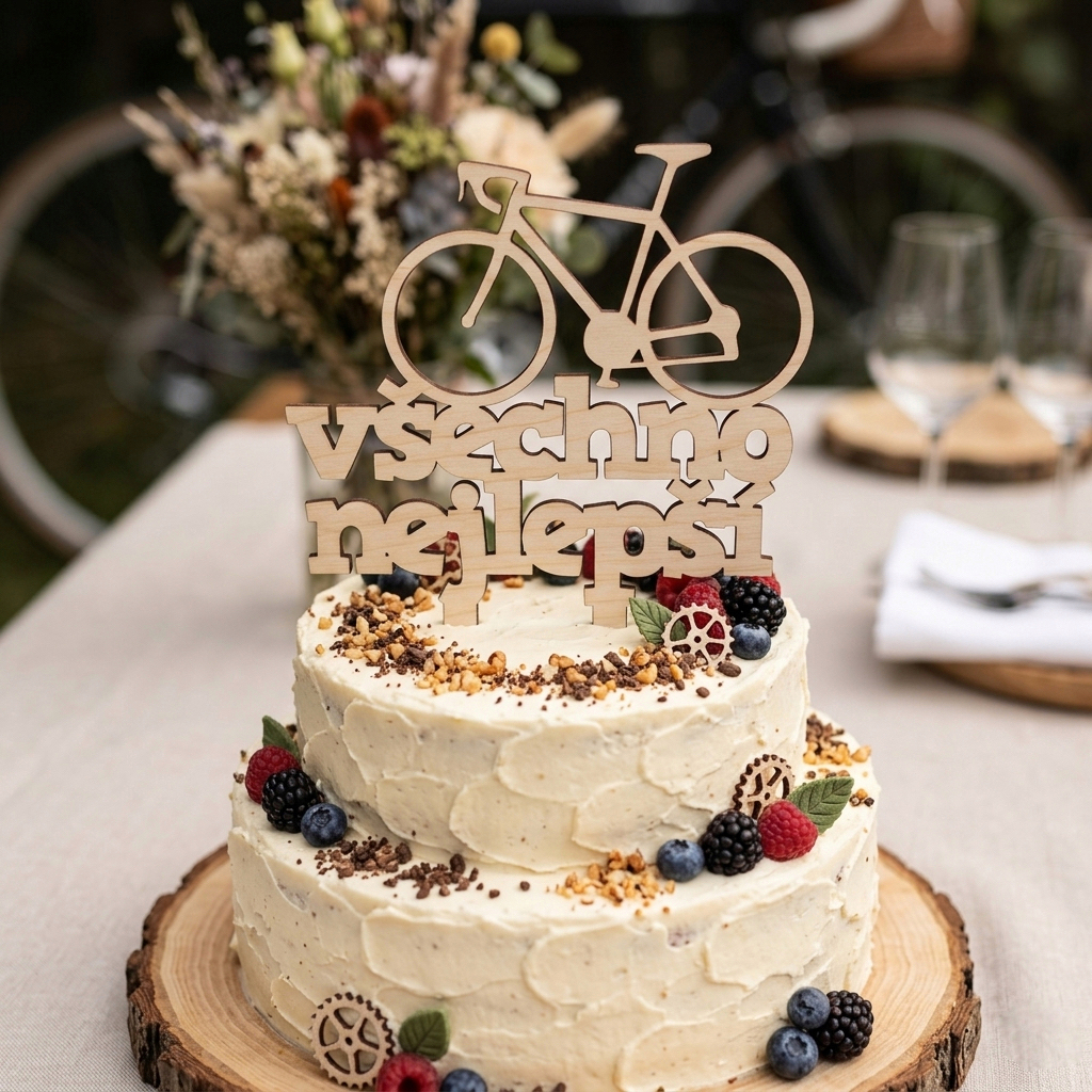 Zápich do dortu pro cyklistu