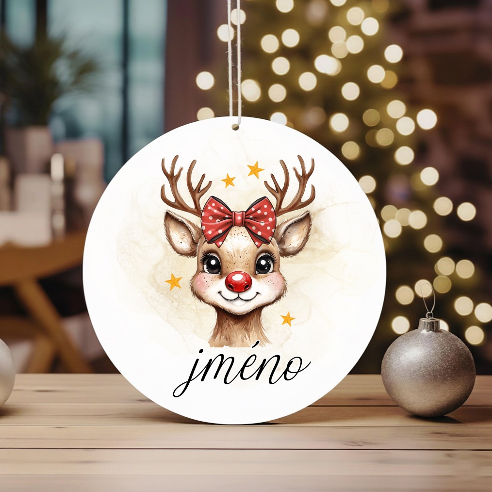 Vánoční ozdoba se jménem