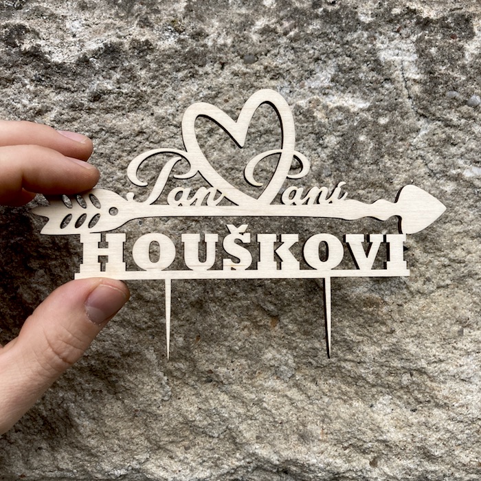 Zápich do dortu s příjmením