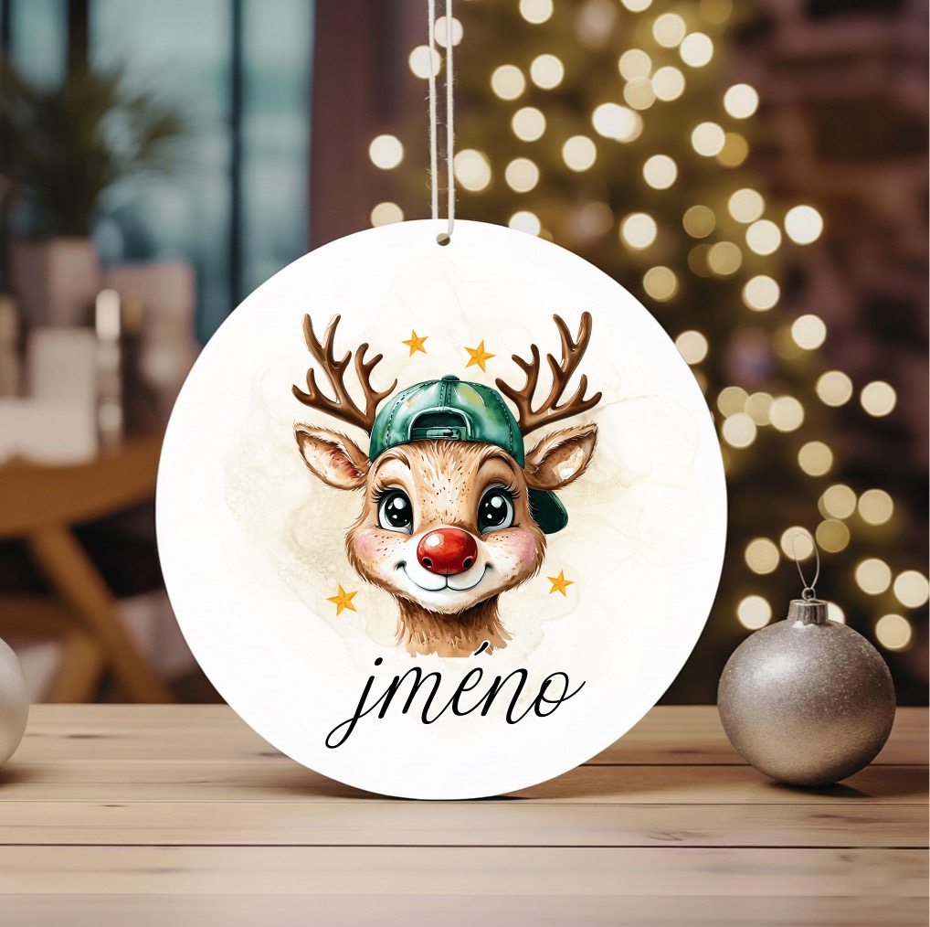 Vánoční ozdoba se jménem