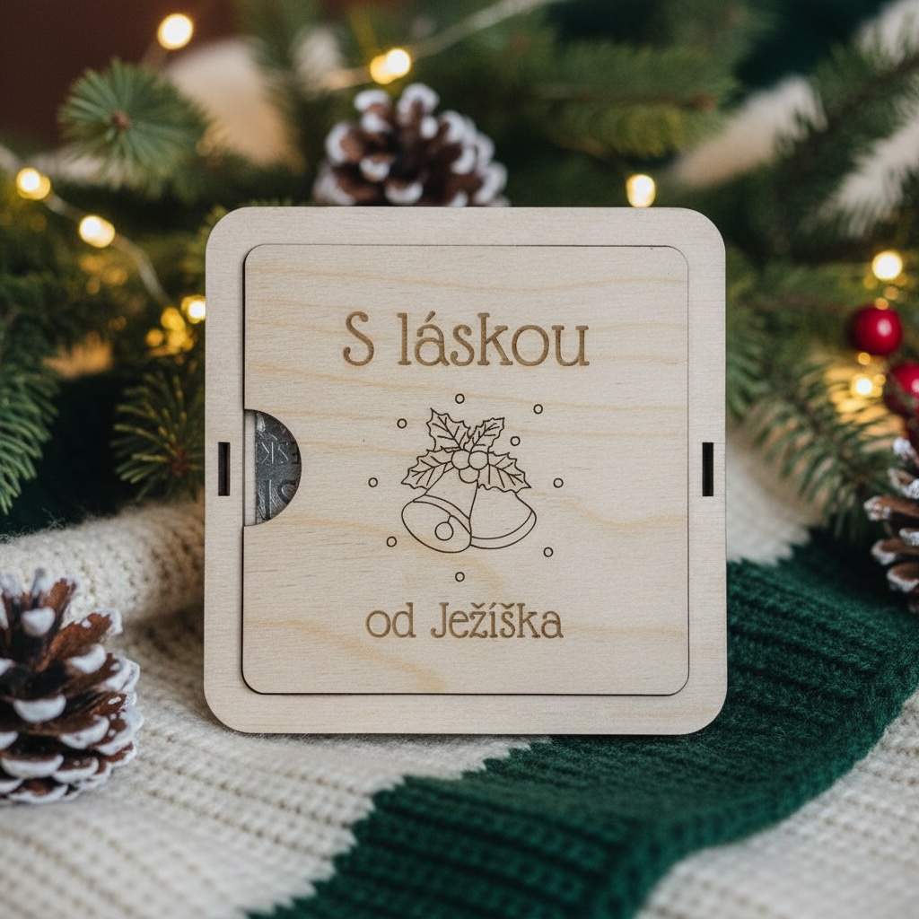 Vánoční krabička na peníze