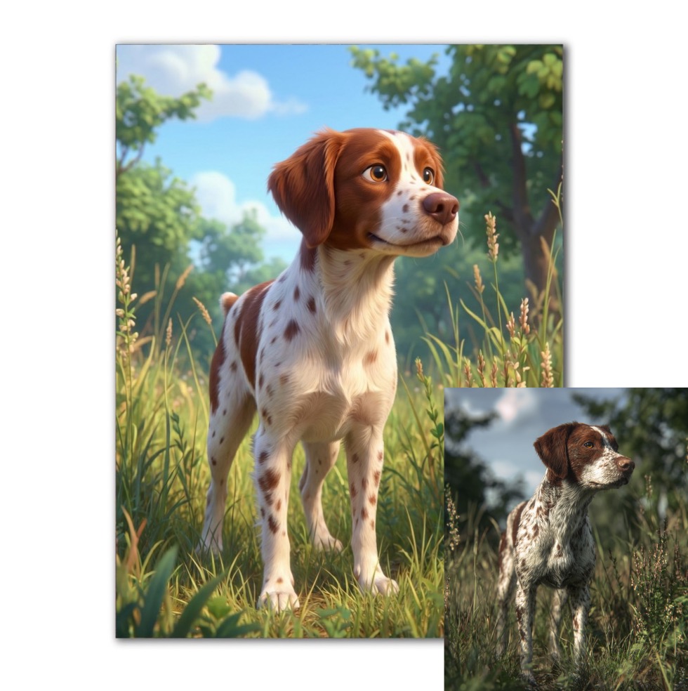 Obraz na plátně v Disney stylu podle vaší fotky