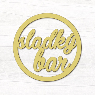 Sladký bar v kruhu (hořčicová)