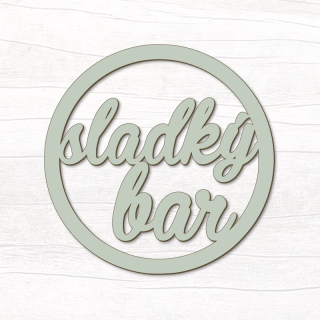 Sladký bar v kruhu (mint)