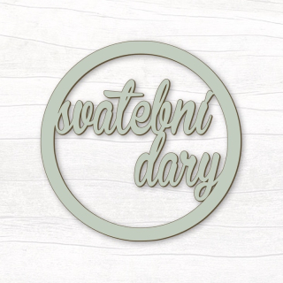 Kruh - svatební dary (mint)