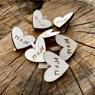 Dřevěné mini kolíčky - TY A JÁ