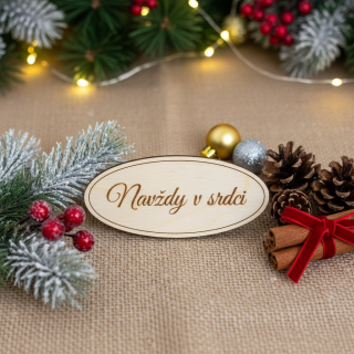 Smuteční cedulka - Navždy v srdci