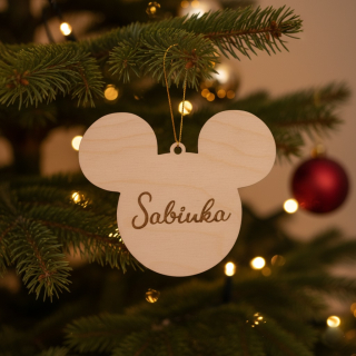 Dětská vánoční ozdoba se jménem