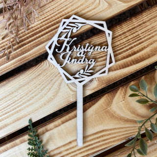 Zápich do dortu se jmény