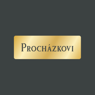 Jmenovka na dveře (zlaté plexisklo)