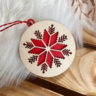 Folklórní vánoční ozdoba na stromeček