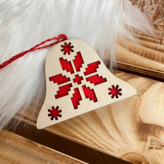 Folklórní vánoční ozdoba na stromeček