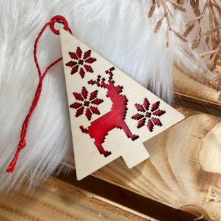 Folklórní vánoční ozdoba na stromeček