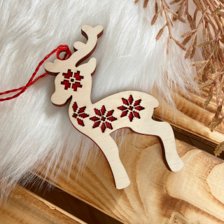 Folklórní vánoční ozdoba na stromeček