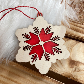 Folklórní vánoční ozdoba na stromeček