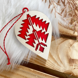 Folklórní vánoční ozdoba na stromeček