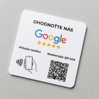 NFC / QR destička pro Google recenze
