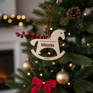 Houpací koník se jménem (Moje první Vánoce)