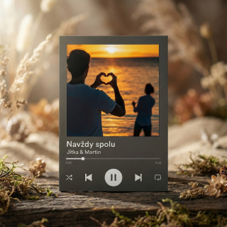 NFC plaketa - Fotka s písničkou