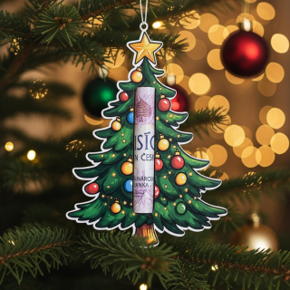 Vánoční stromeček na peníze