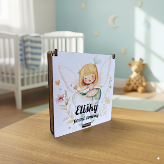 Dřevěná krabička na první zoubky