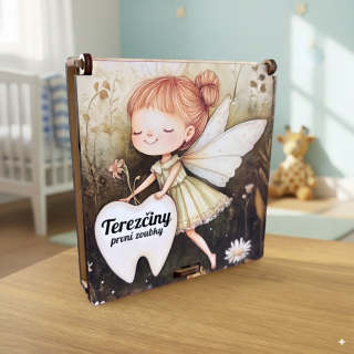 Dřevěná krabička na první zoubky