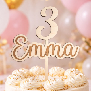 Zápich do dortu se jménem a rokem