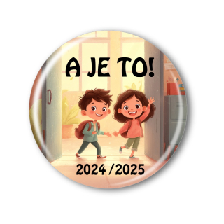 Připínací placka pro žáky