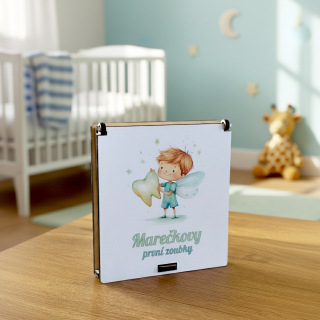 Dřevěná krabička na první zoubky