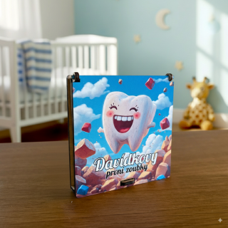 Dřevěná krabička na první zoubky