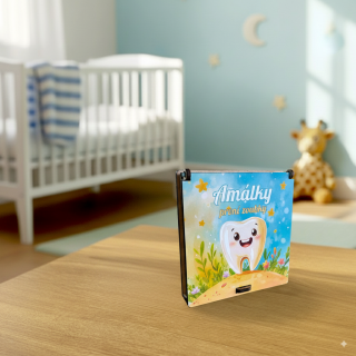 Dřevěná krabička na první zoubky