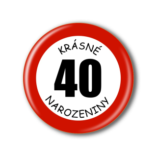 Narozeninová placka nebo magnetka