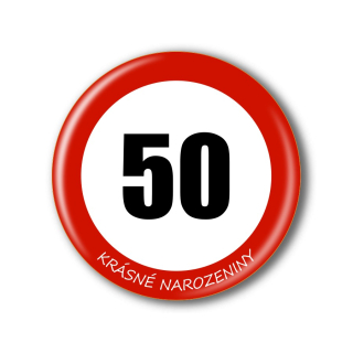 Narozeninová placka nebo magnetka