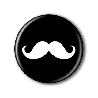 Movember placka nebo magnetka