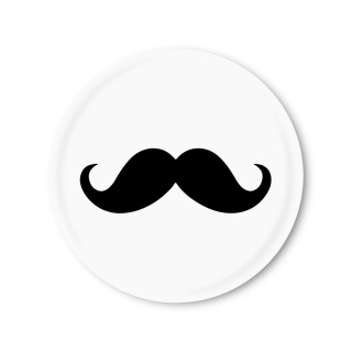 Movember placka nebo magnetka