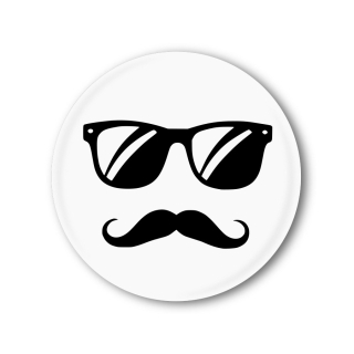 Movember placka nebo magnetka