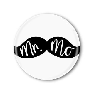 Movember placka nebo magnetka