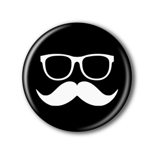 Movember placka nebo magnetka
