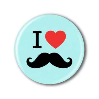 Movember placka nebo magnetka