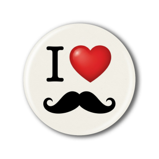 Movember placka nebo magnetka