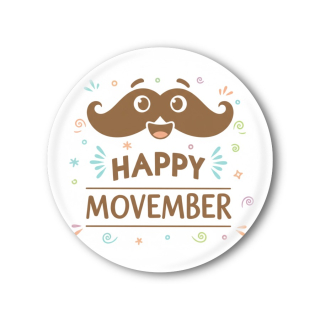 Movember placka nebo magnetka